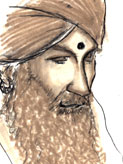 Sketch of Sikh